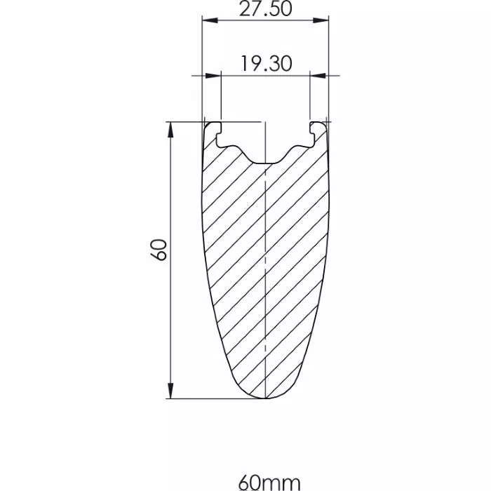 Prime BlackEdition 60 Carbon Disc Road Rim - Billede 4