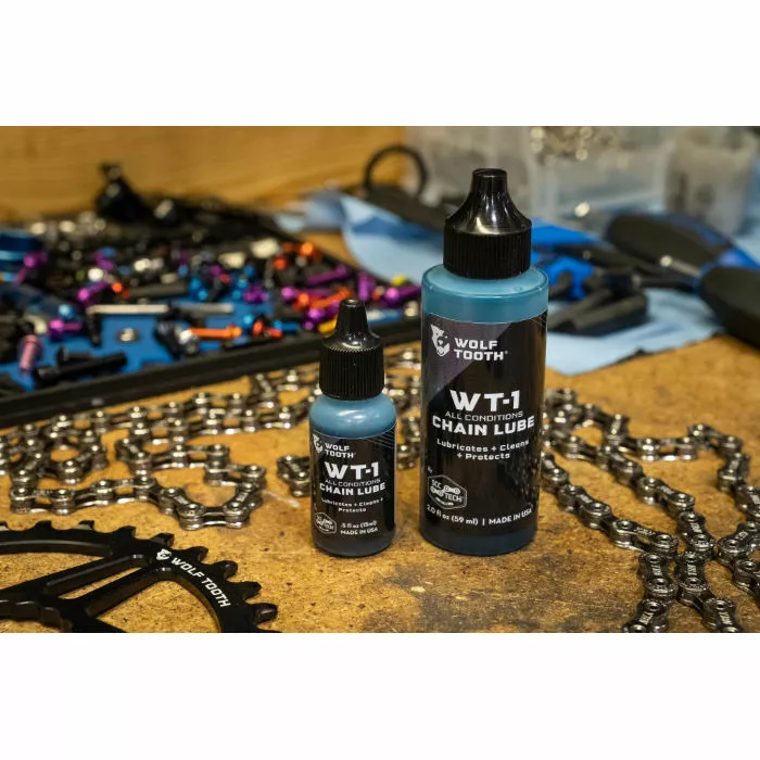 Wolf-tooth Wolf Tooth WT-1 All Conditions Chain Lube - 0.5oz - Billede 2